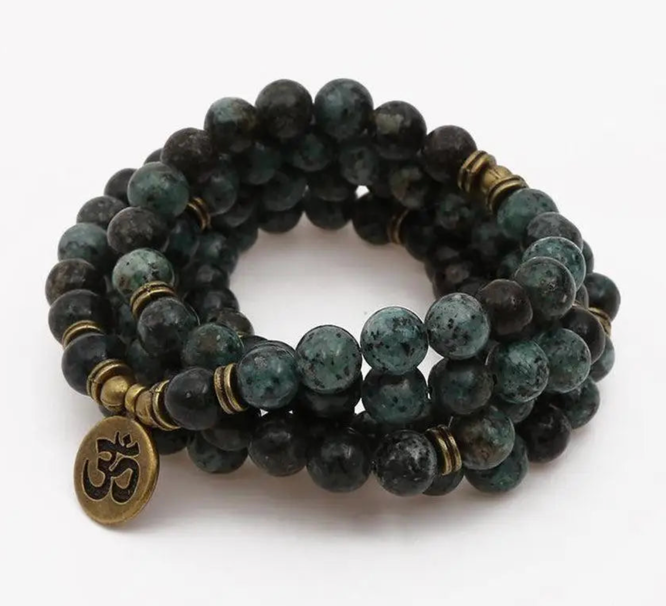 Bracelet Mâla Tibétain “Évolution & Harmonie” – Turquoise Africaine 3