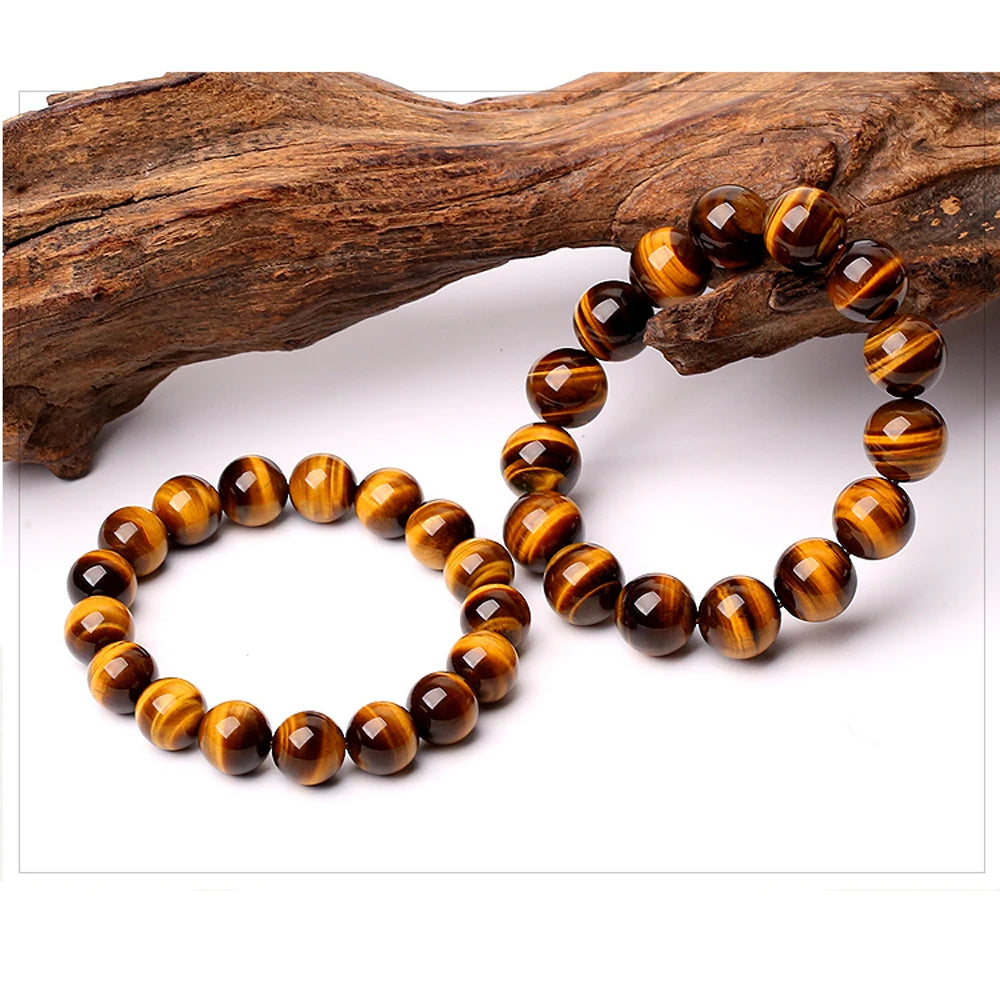 Bracelet bouddhiste en Oeil de Tigre Naturelle